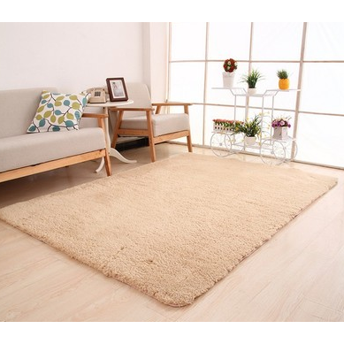 Area Rug with Plush Shaggy Pile and Black and White Design Soft Rectangular Floor Mat 8 By 10 - Image 6