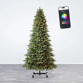 Artificial Christmas Tree Pre Lit Decorated LED Lights Wireless App Controlled - Image 1
