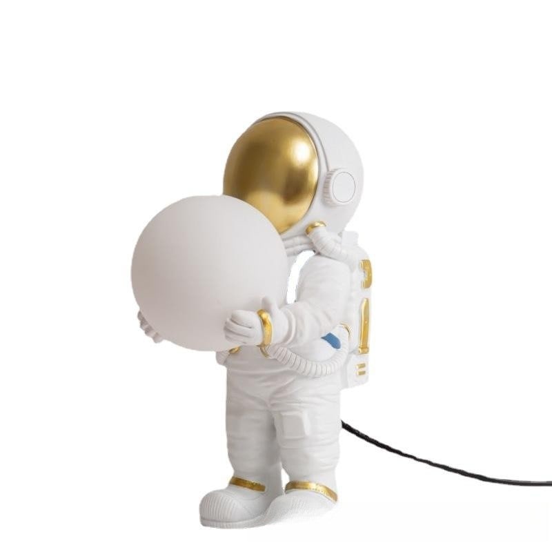 Astronaut Bedside Table Lamp with Glowing Globe and Battery Operated Design Set Of 2 - Image 10