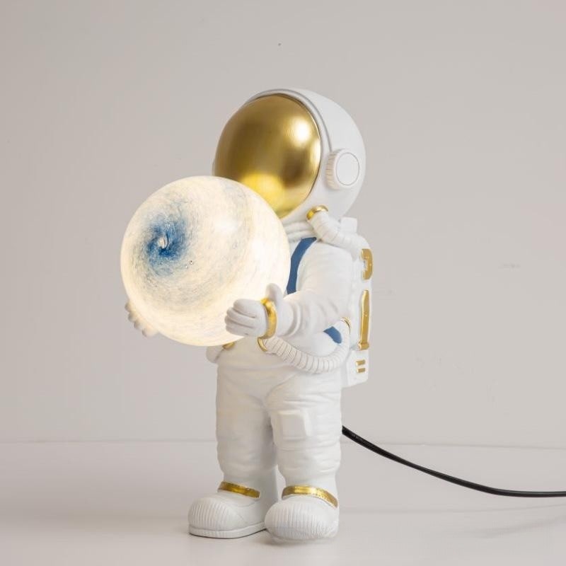 Astronaut Bedside Table Lamp with Glowing Globe and Battery Operated Design Set Of 2 - Image 12