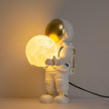 Astronaut Bedside Table Lamp with Glowing Globe and Battery Operated Design Set Of 2 - Image 5