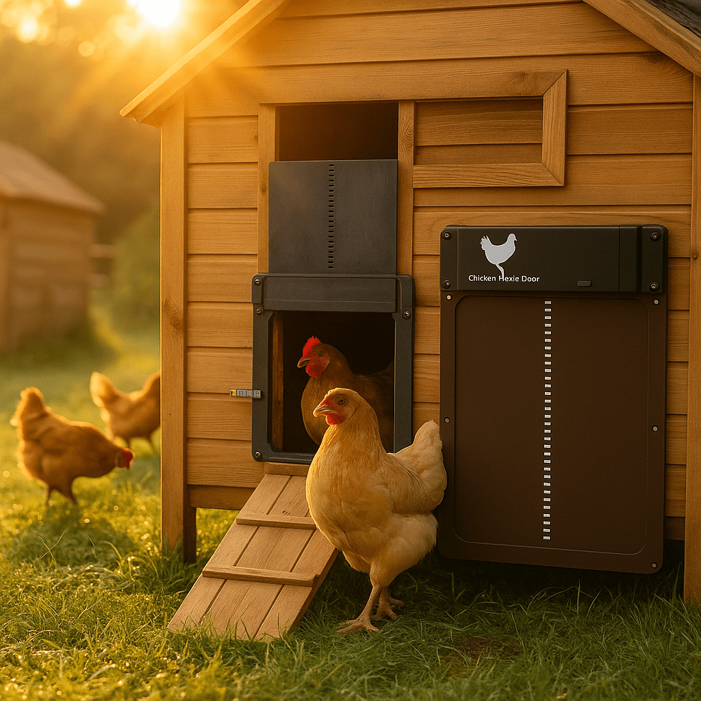 Automatic Chicken Coop Door with Light Sensor and Predator Proof Protection Moveable - Image 2