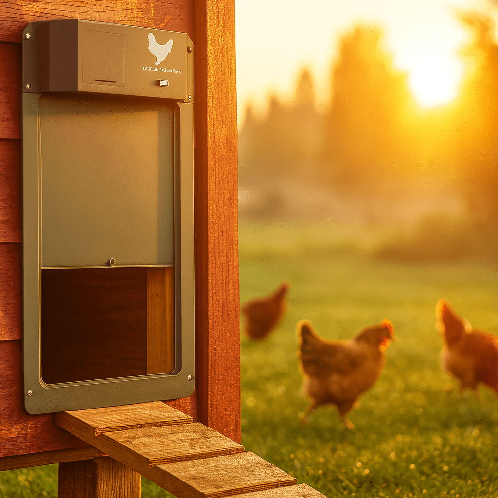 Automatic Chicken Coop Door with Light Sensor and Predator Proof Protection Moveable - Image 6