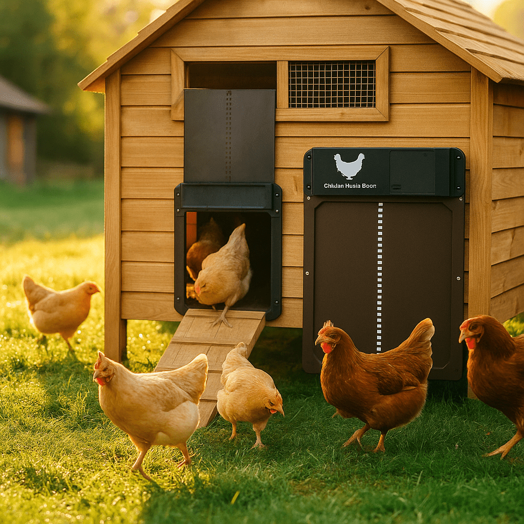 Automatic Chicken Coop Door with Light Sensor and Predator Proof Protection Moveable - Image 9