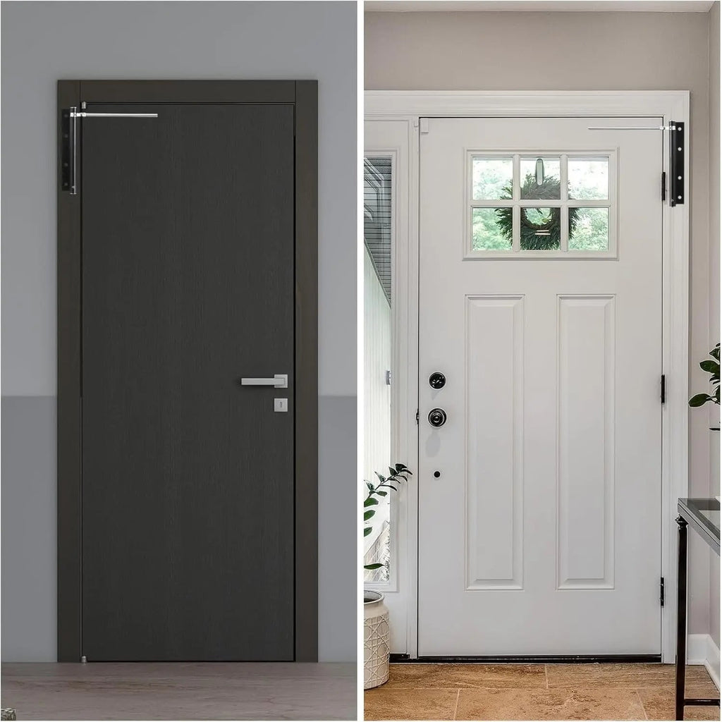 Automatic Door Closer with Spring Loaded Mechanism and Adjustable Closing Speed - Image 4