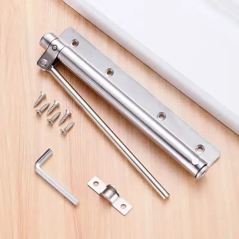 Automatic Door Closer with Spring Loaded Mechanism and Adjustable Closing Speed - Image 7