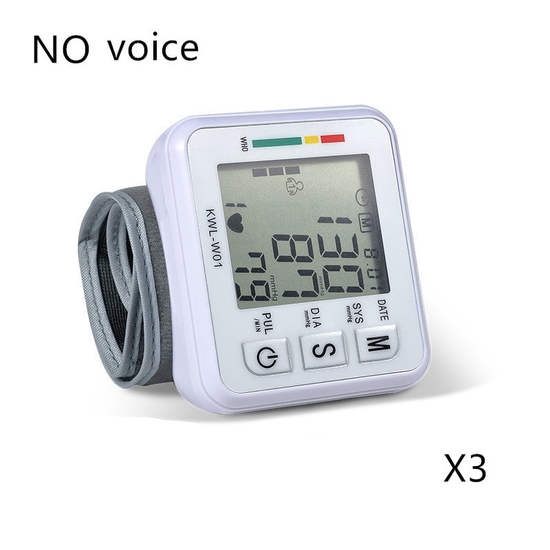 Automatic Home Blood Pressure Monitor with Wrist Cuff Lcd Display and Portable Digital Wristband - Image 3