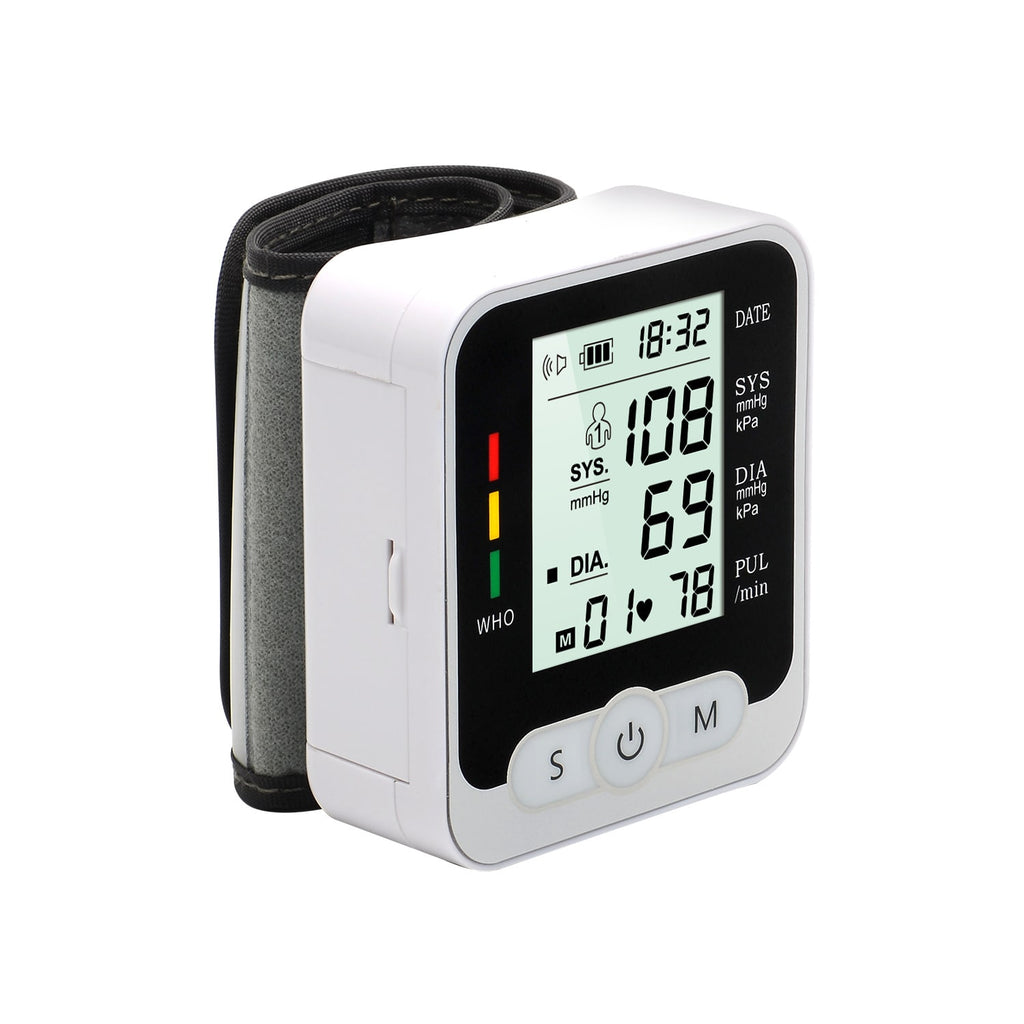 Automatic Home Blood Pressure Monitor with Wrist Cuff Lcd Display and Portable Digital Wristband - Image 9