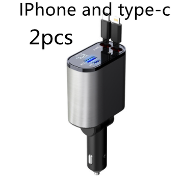 Automatic Retractable Car Charger Smart Dual USB Ports and Digital Voltage Display C - Image 11