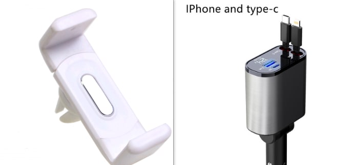 Automatic Retractable Car Charger Smart Dual USB Ports and Digital Voltage Display C - Image 7