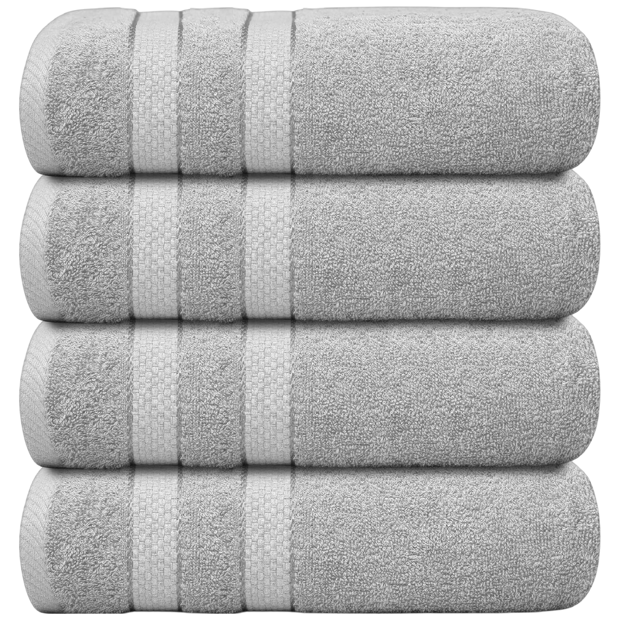 4-teiliges übergroßes Badetuch-Set 75 × 150 cm saugfähig