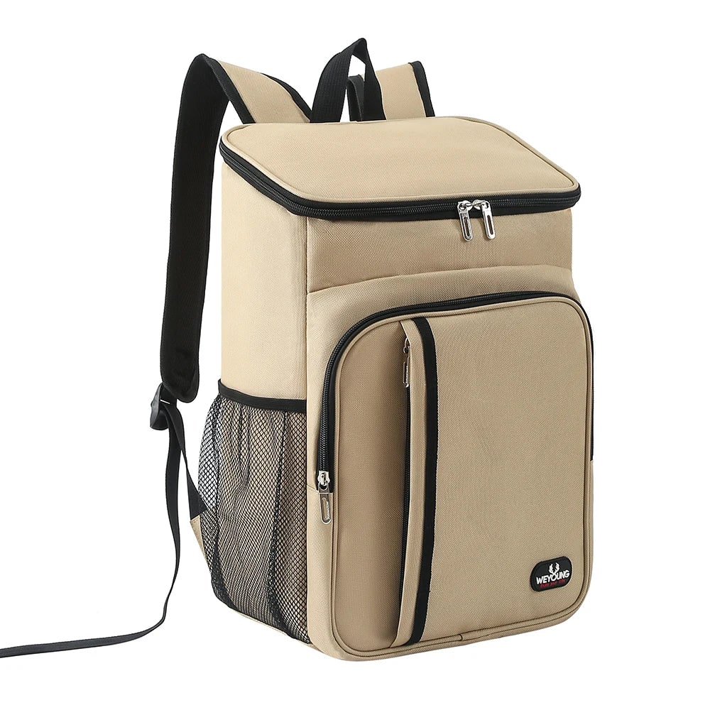 Backpack Cooler with Insulated Leakproof Compartment and Padded Straps for Lunch - Image 1