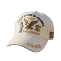 Baseball Cap Patriotic Hat Embroidered American Flag Curved Brim Outdoor - Image 1