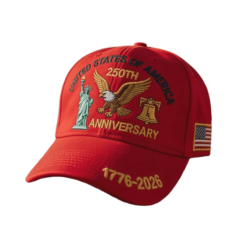 Baseball Cap Patriotic Hat Embroidered American Flag Curved Brim Outdoor - Image 4