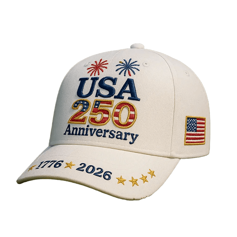 Baseball Cap Patriotic Hat Embroidered American Flag Curved Brim Outdoor - Image 5