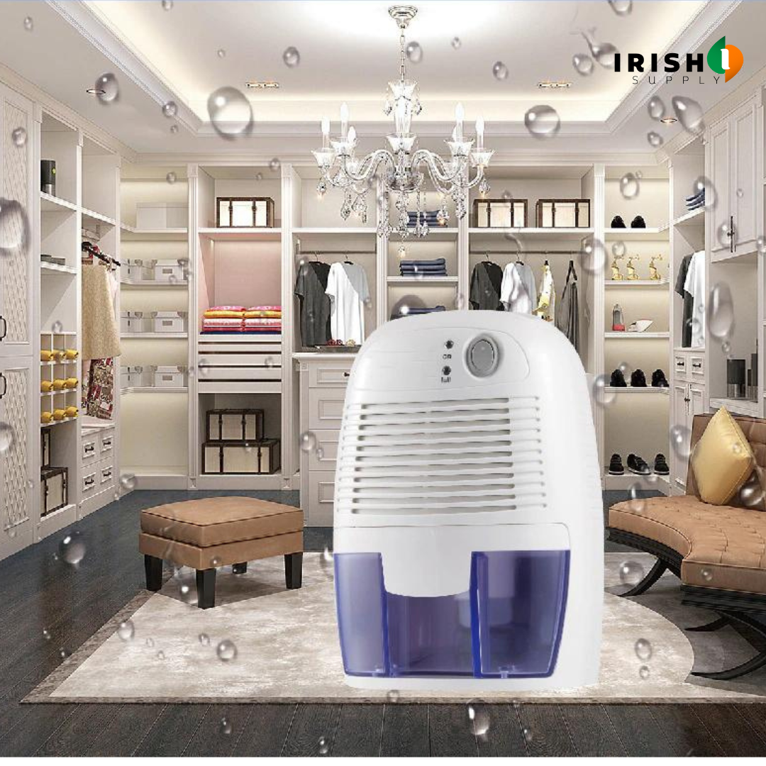 Basement Crawl Space Mini Dehumidifier for Bathroom and Bedroom with 500ml Tank - Image 1