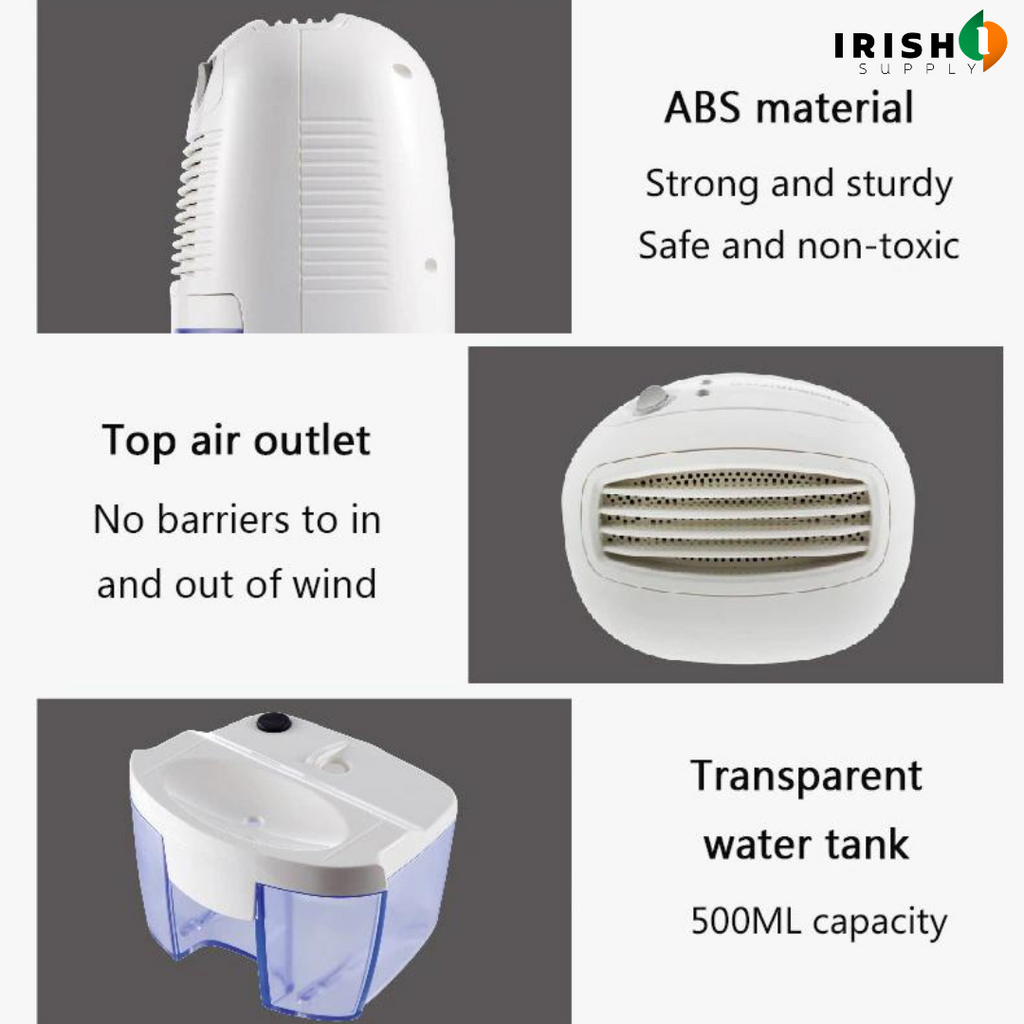 Basement Crawl Space Mini Dehumidifier for Bathroom and Bedroom with 500ml Tank - Image 5