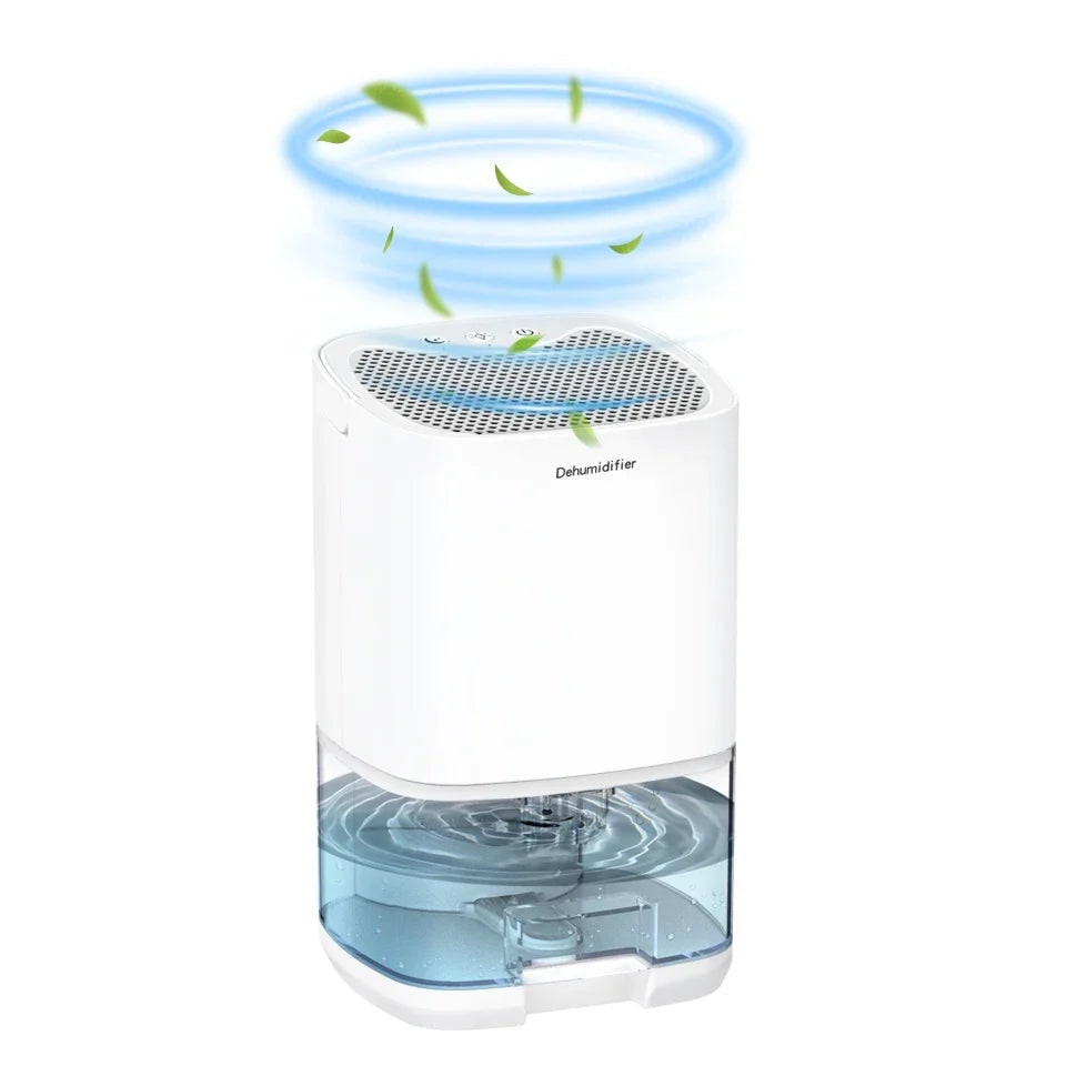 Basement Crawl Space Small Dehumidifier for Bedroom with 1000ml Tank and Night Light - Image 1