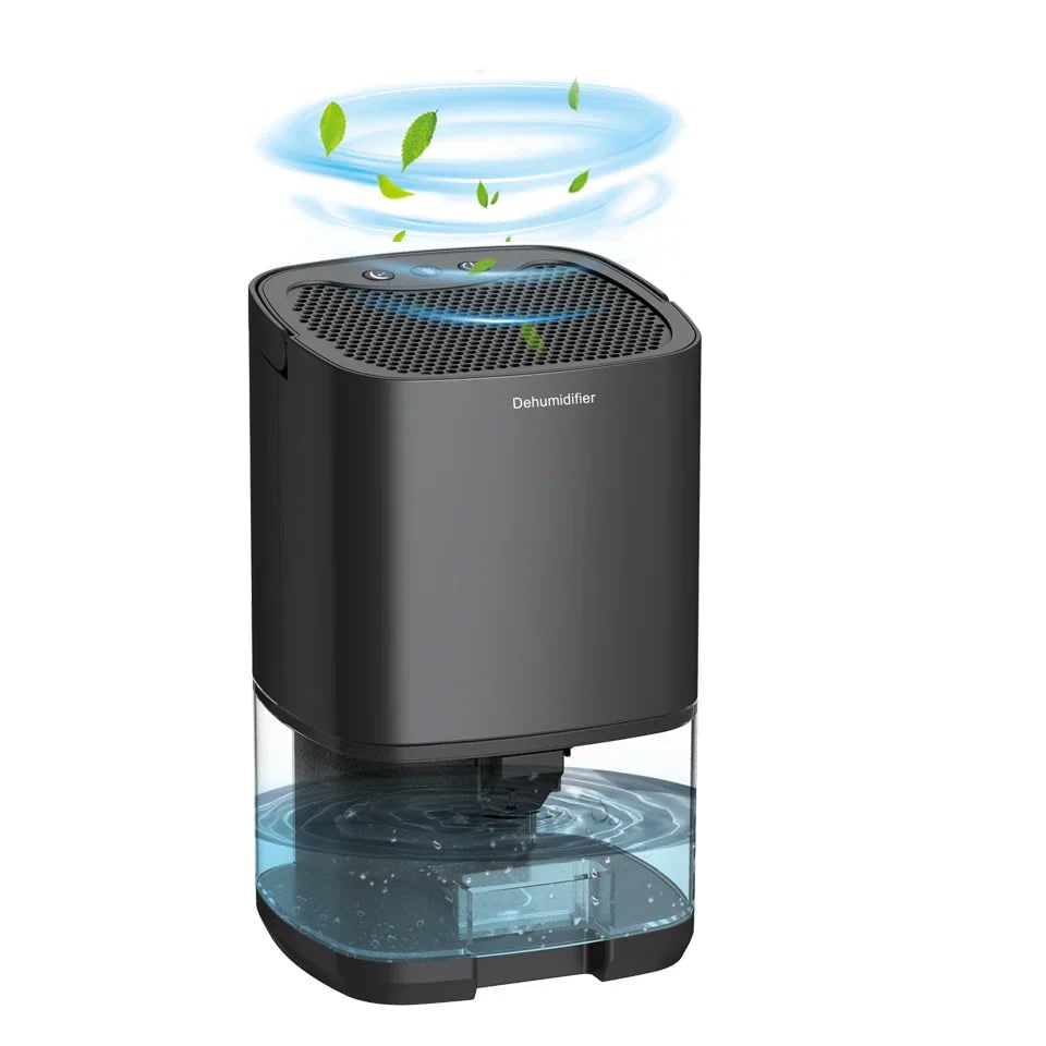 Basement Crawl Space Small Dehumidifier for Bedroom with 1000ml Tank and Night Light - Image 2