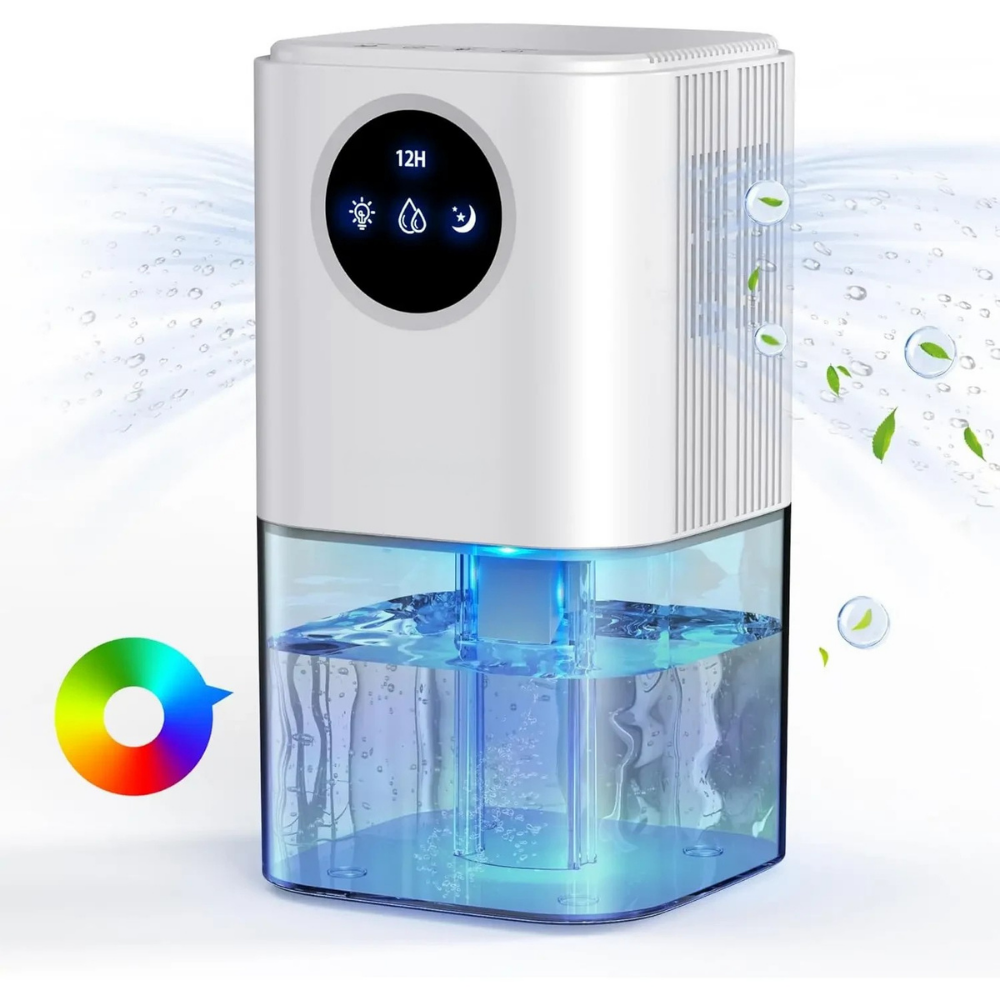 Basement Crawl Space Small Dehumidifier for Bedroom with Nightlight and Timer - Image 6
