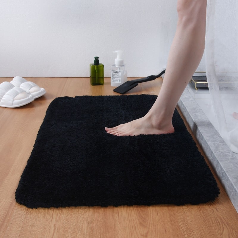 Bath Mat and Bathroom Floor Set with Quick Dry Plush Microfiber and Non Slip Backing - Image 10
