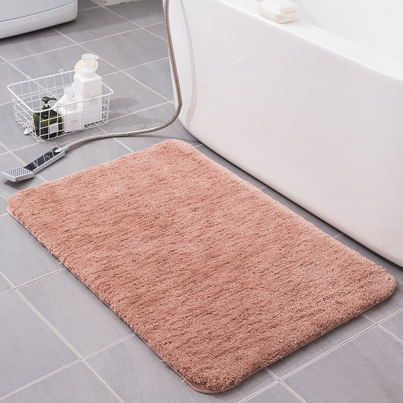Bath Mat and Bathroom Floor Set with Quick Dry Plush Microfiber and Non Slip Backing - Image 11