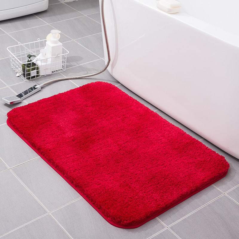 Bath Mat and Bathroom Floor Set with Quick Dry Plush Microfiber and Non Slip Backing - Image 14