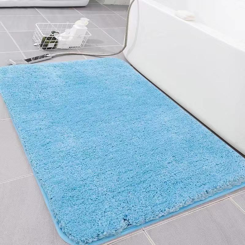Bath Mat and Bathroom Floor Set with Quick Dry Plush Microfiber and Non Slip Backing - Image 16