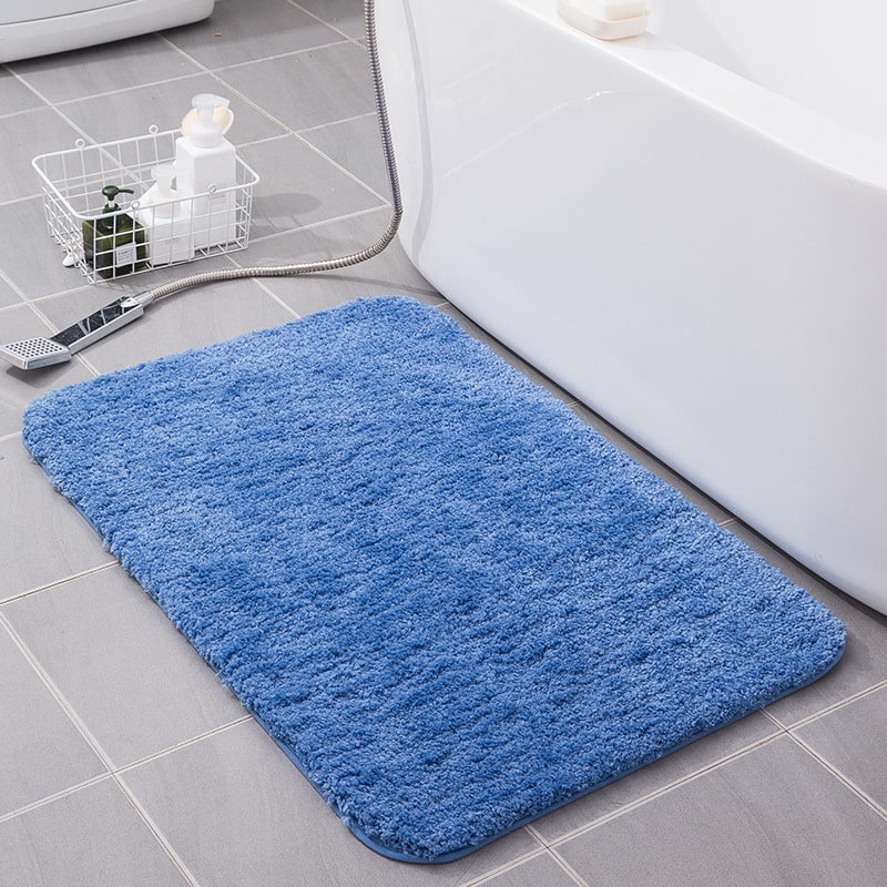 Bath Mat and Bathroom Floor Set with Quick Dry Plush Microfiber and Non Slip Backing - Image 17