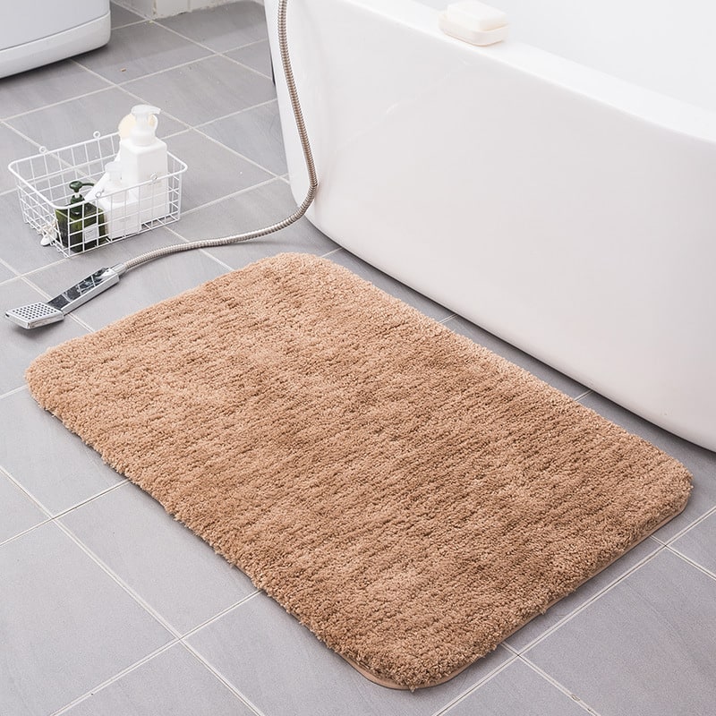 Bath Mat and Bathroom Floor Set with Quick Dry Plush Microfiber and Non Slip Backing - Image 5