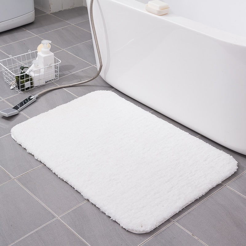 Bath Mat and Bathroom Floor Set with Quick Dry Plush Microfiber and Non Slip Backing - Image 9