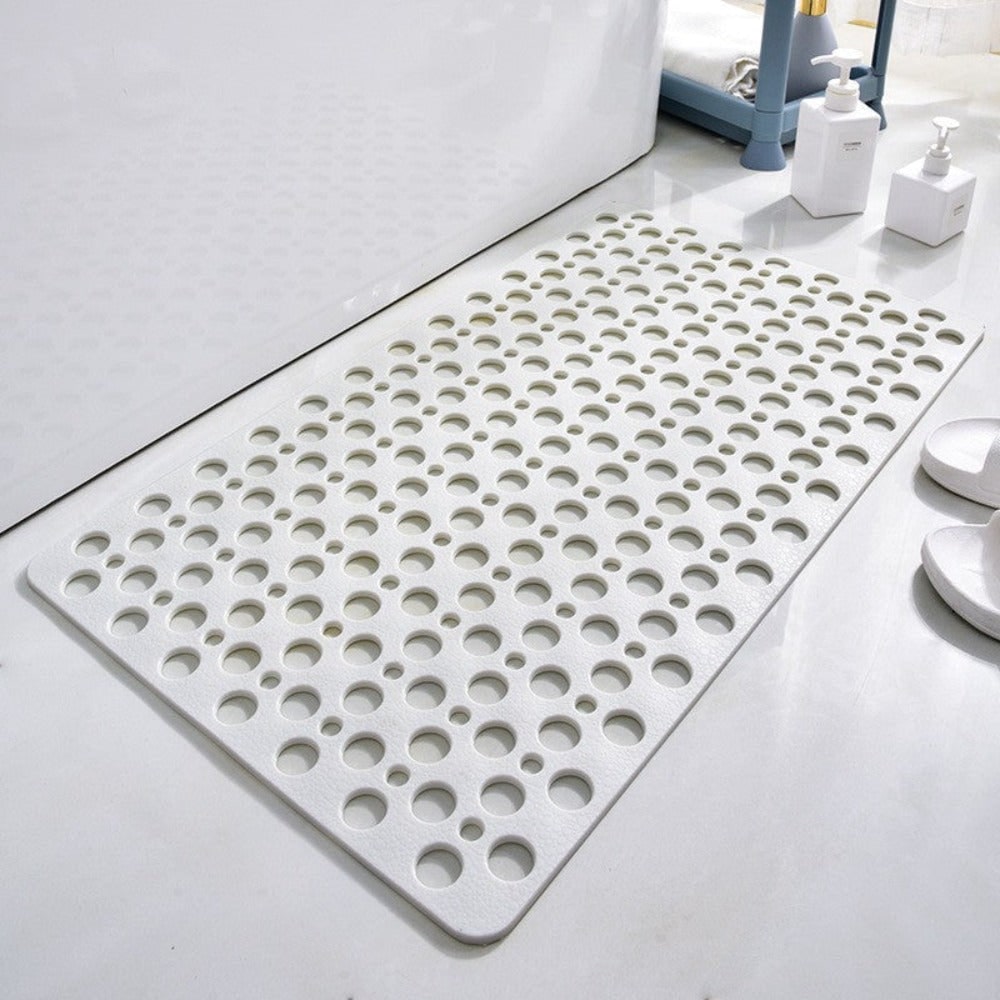 Bath Mats for Bathroom with Suction Cups Non Slip Shower Drainage Holes - Image 10