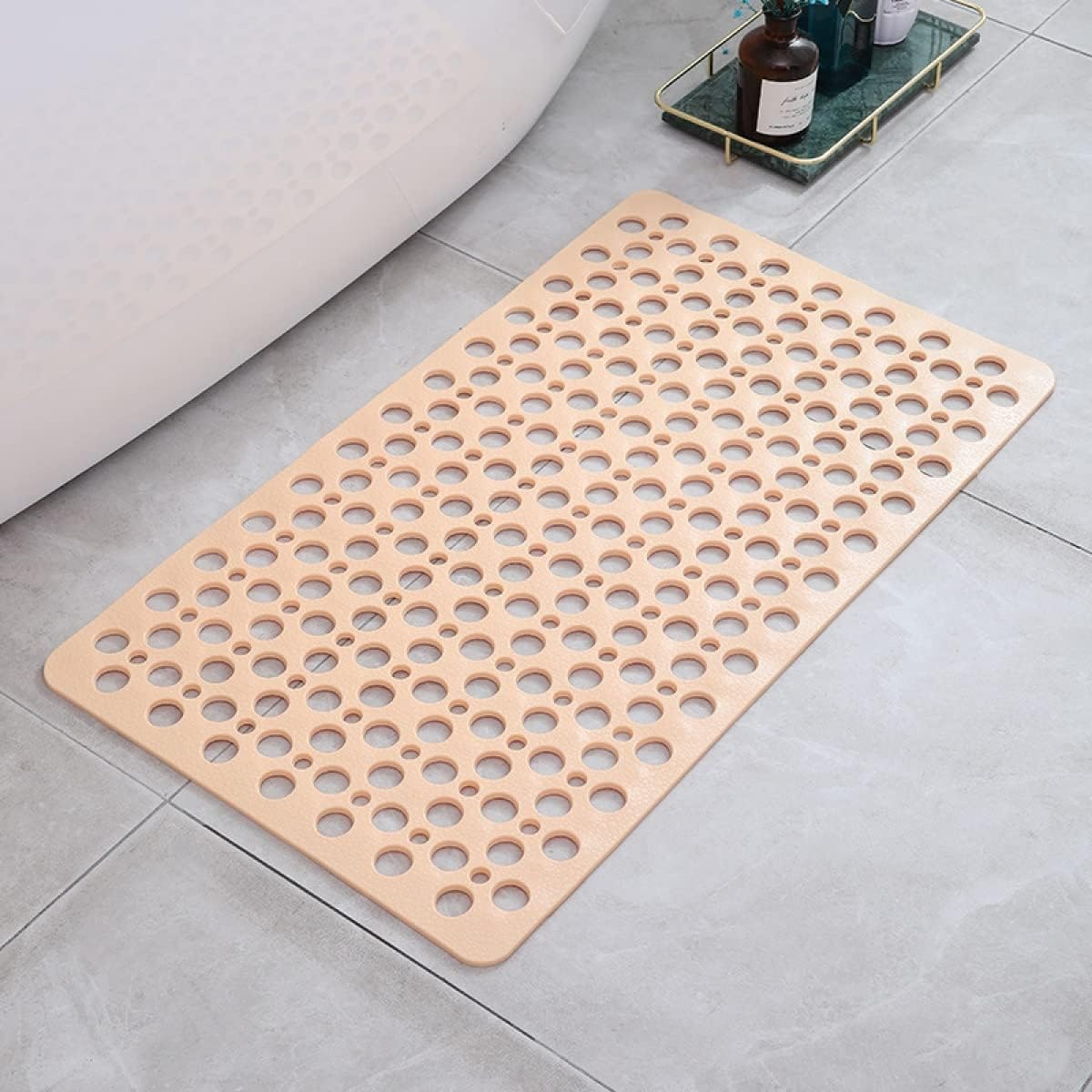 Bath Mats for Bathroom with Suction Cups Non Slip Shower Drainage Holes - Image 12
