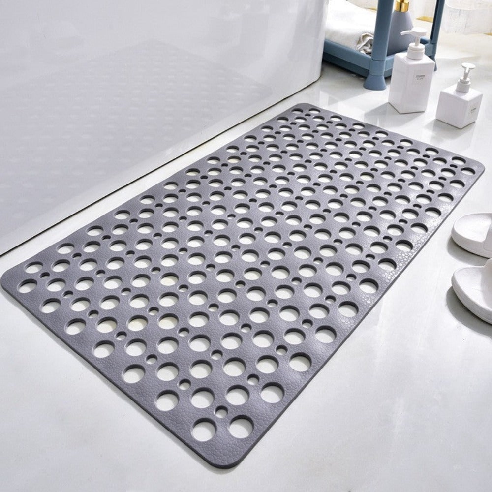 Bath Mats for Bathroom with Suction Cups Non Slip Shower Drainage Holes - Image 8