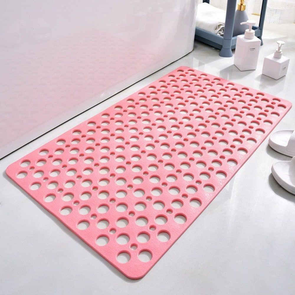 Bath Mats for Bathroom with Suction Cups Non Slip Shower Drainage Holes - Image 9