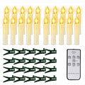 Battery Operated Candles with Clip-On Design Flickering LED Flameless Christmas Tree - Image 7