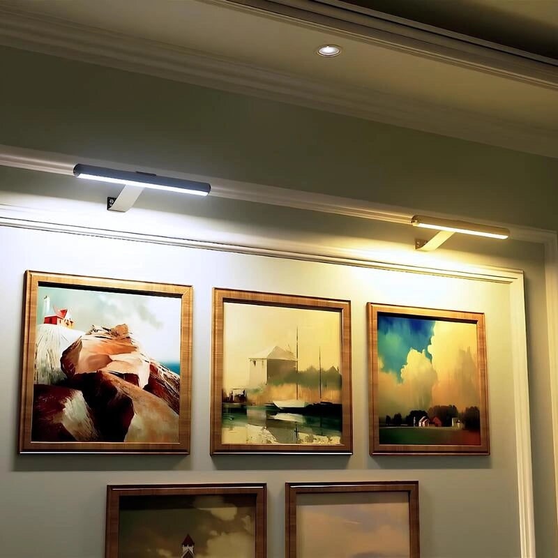 Battery Operated Picture Light Artwork LED Cordless Rechargeable Wall Mounted - Image 11