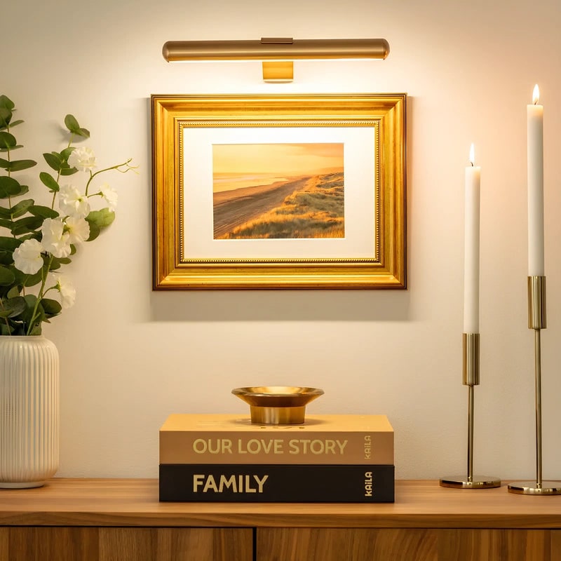 Battery Operated Picture Light Artwork LED Cordless Rechargeable Wall Mounted - Image 13