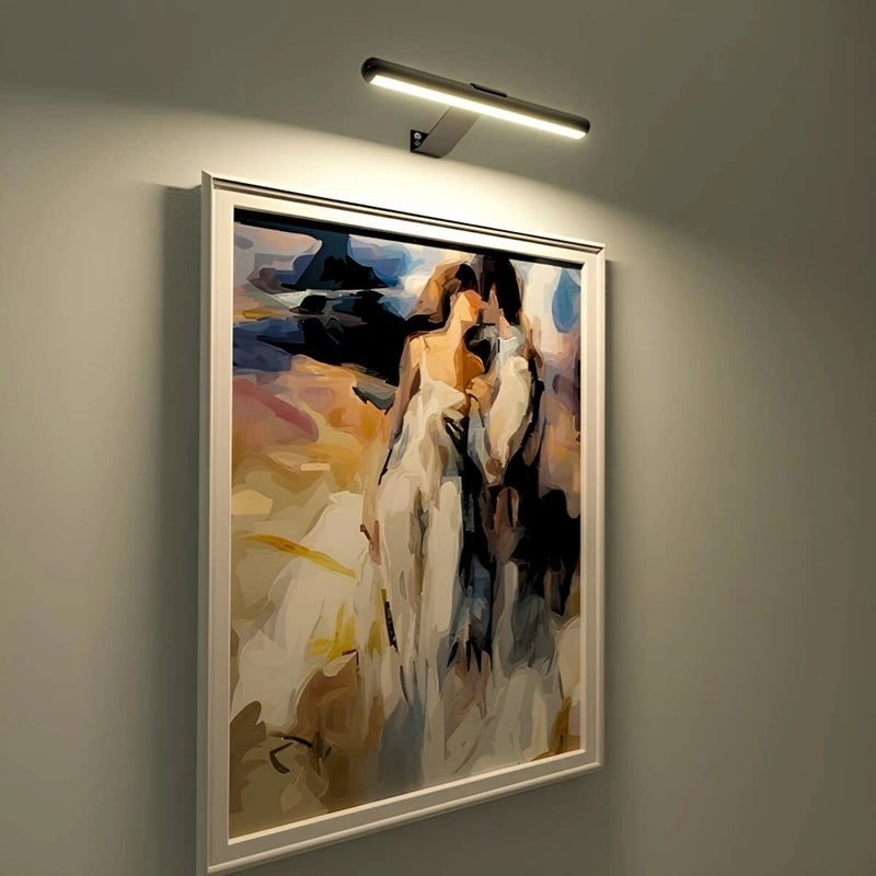Battery Operated Picture Light Artwork LED Cordless Rechargeable Wall Mounted - Image 3