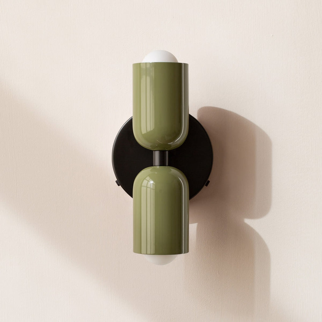Battery Powered Wall Sconce Lighting with Dual Capsule Shades and Wireless Operation - Image 10