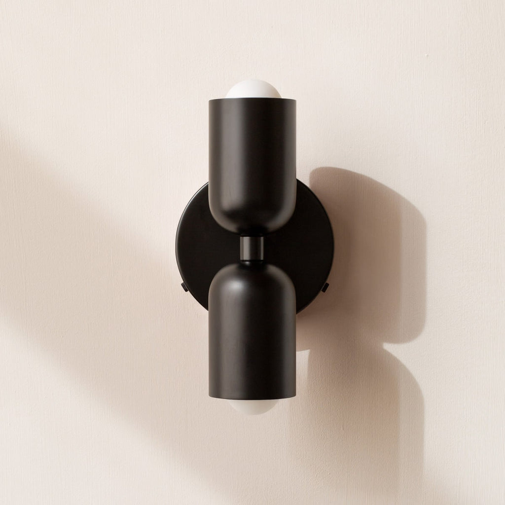 Battery Powered Wall Sconce Lighting with Dual Capsule Shades and Wireless Operation - Image 11
