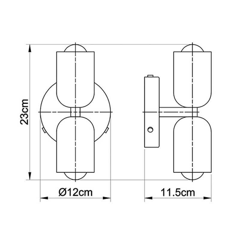 Battery Powered Wall Sconce Lighting with Dual Capsule Shades and Wireless Operation - Image 12