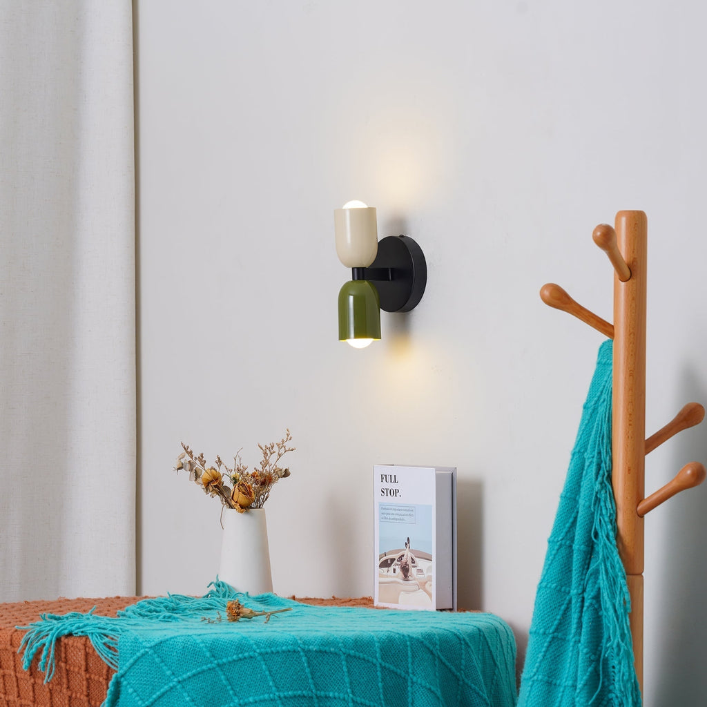 Battery Powered Wall Sconce Lighting with Dual Capsule Shades and Wireless Operation - Image 13