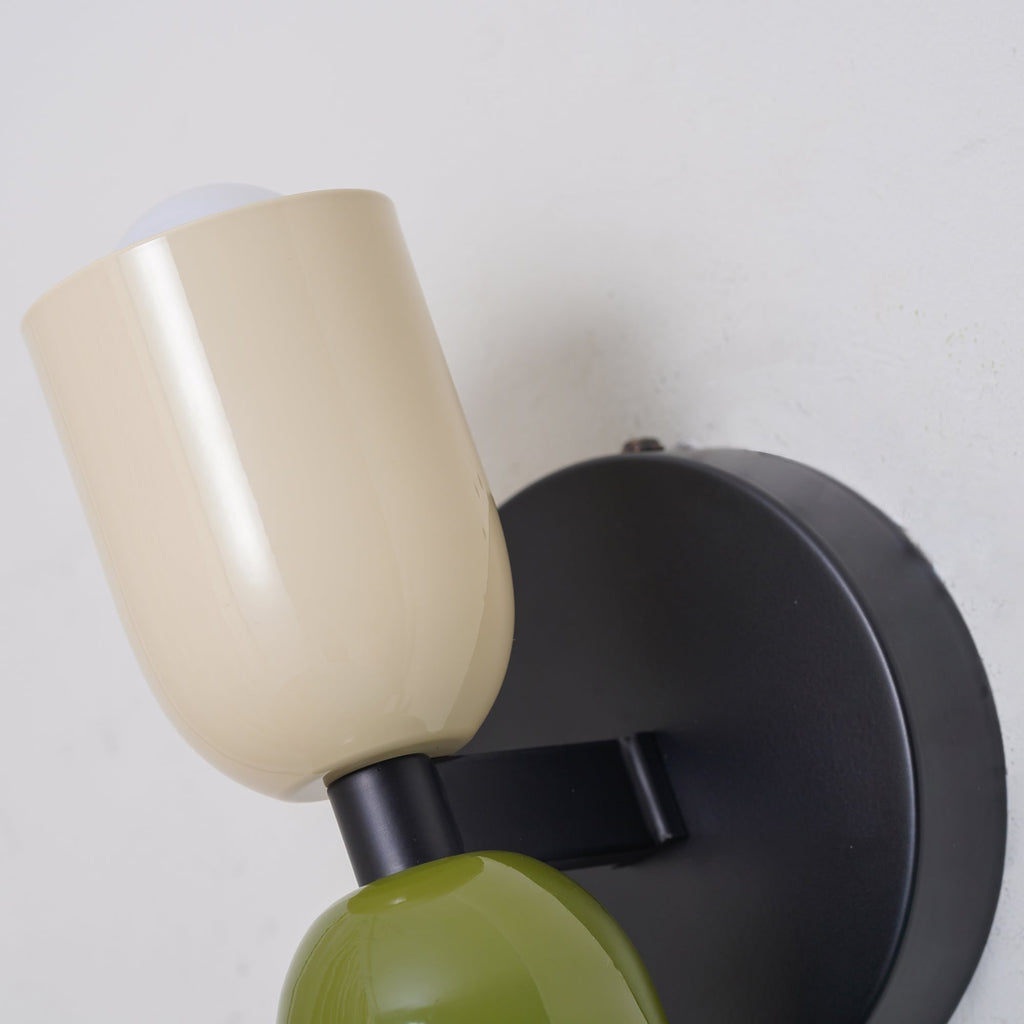 Battery Powered Wall Sconce Lighting with Dual Capsule Shades and Wireless Operation - Image 14