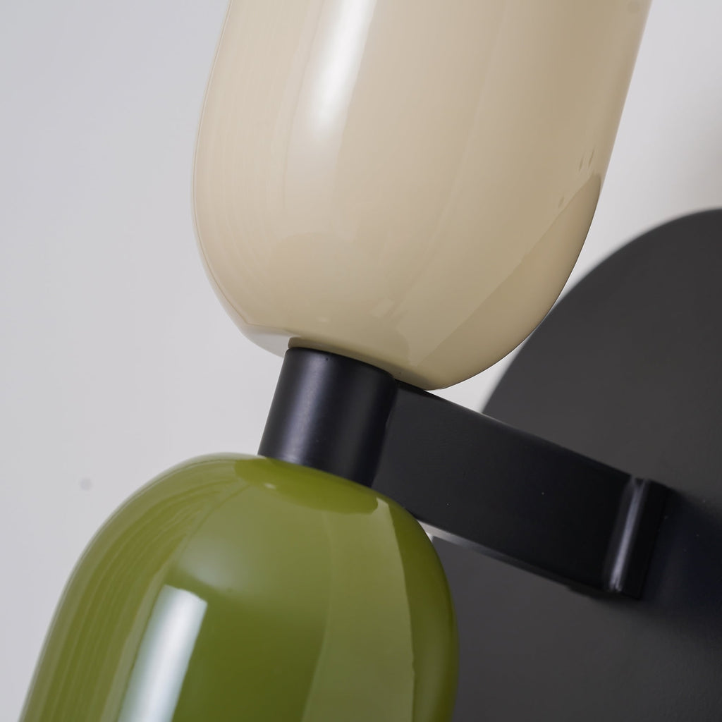Battery Powered Wall Sconce Lighting with Dual Capsule Shades and Wireless Operation - Image 15
