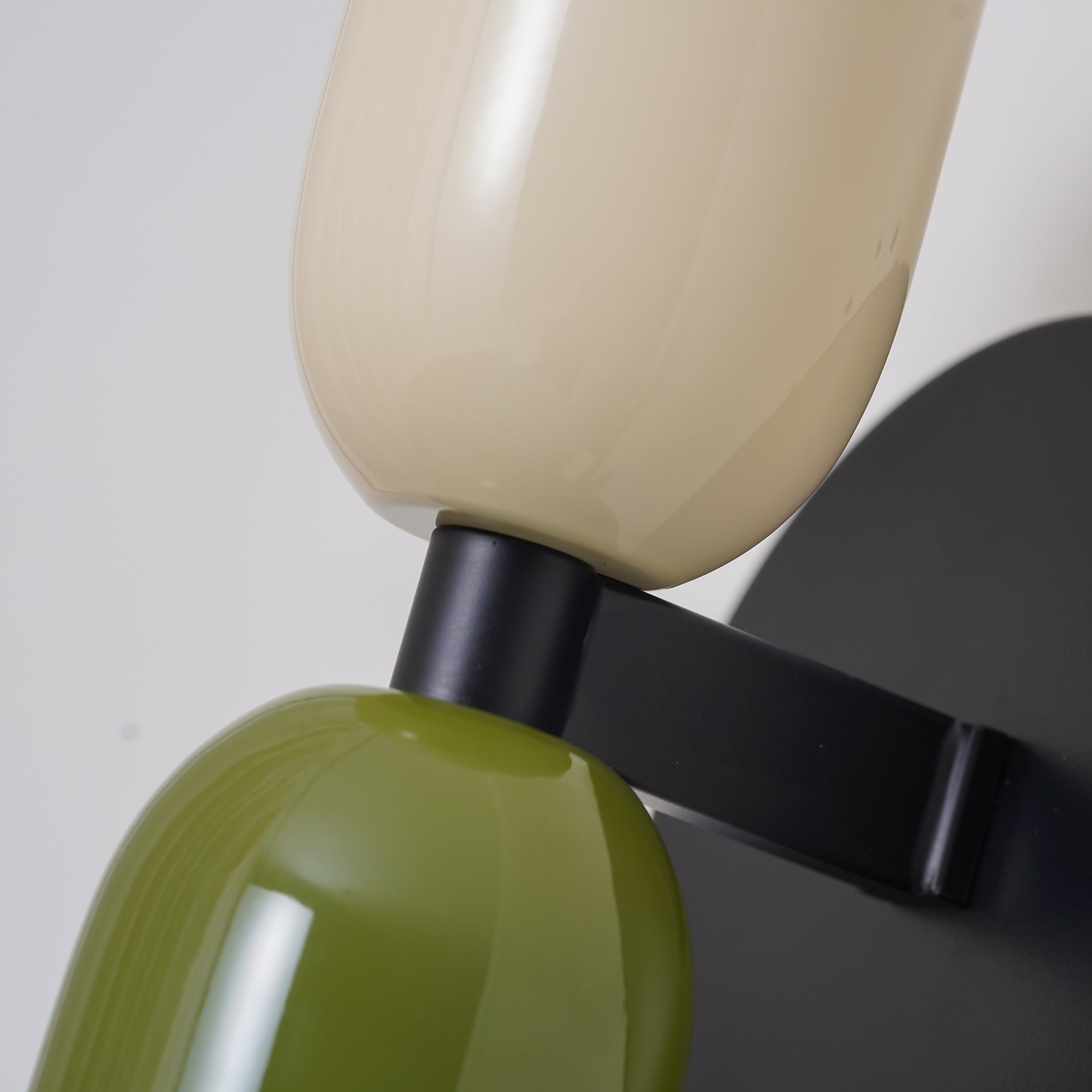 Battery Powered Wall Sconce Lighting with Dual Capsule Shades and Wireless Operation - Image 15