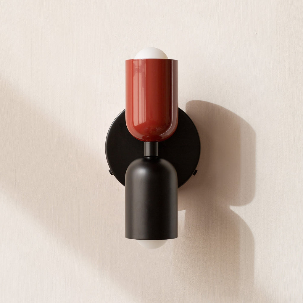 Battery Powered Wall Sconce Lighting with Dual Capsule Shades and Wireless Operation - Image 3