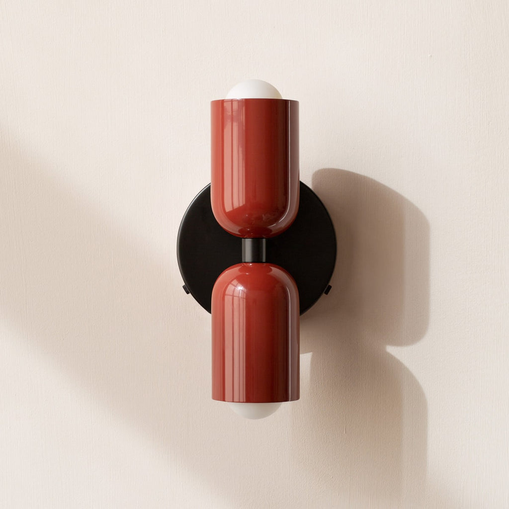 Battery Powered Wall Sconce Lighting with Dual Capsule Shades and Wireless Operation - Image 8