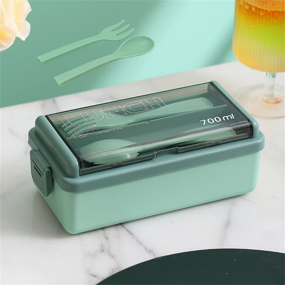 Bento Lunch Box for Adults Leak Proof Compartment Portable Lockable Microwave Safe - Image 11