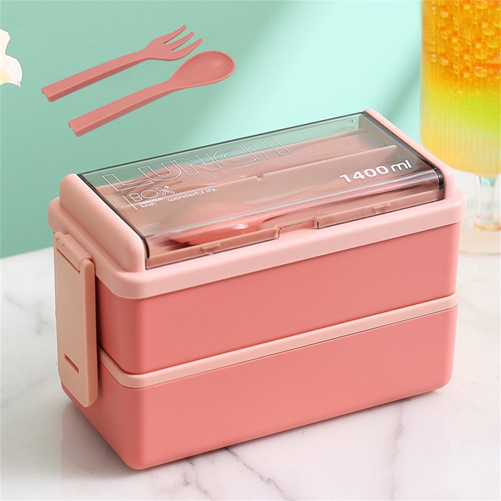 Bento Lunch Box for Adults Leak Proof Compartment Portable Lockable Microwave Safe - Image 3